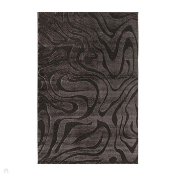 Reef Ripple Black Rug-Melrose-Rug Love - The Most Loved Rug Store